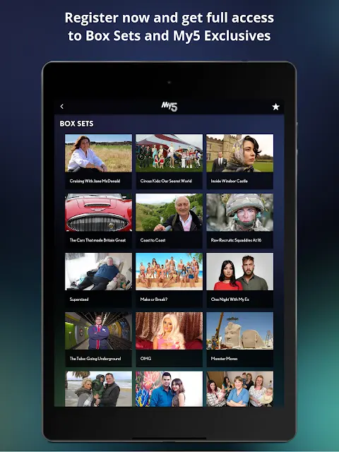 My5 – Channel 5 app screenshot 5