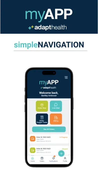myAPP by Adapthealth app screenshot 2