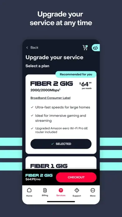 MyFrontier app screenshot 2