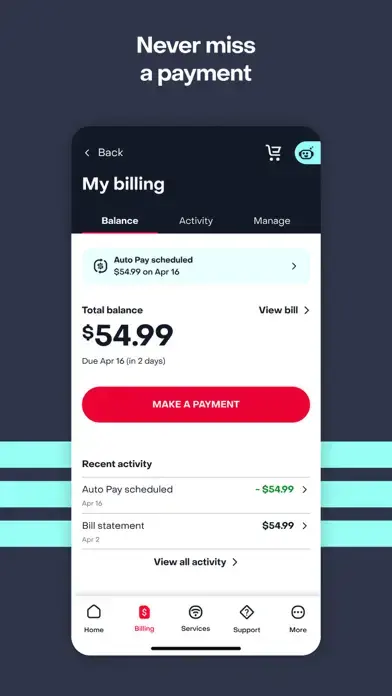 MyFrontier app screenshot 4
