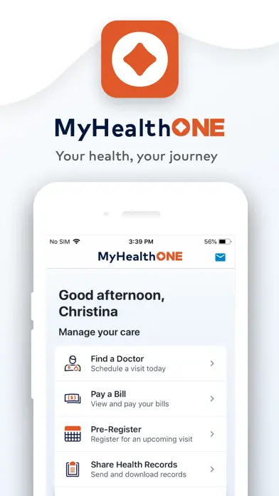 myPatientVisit Portal app screenshot 1