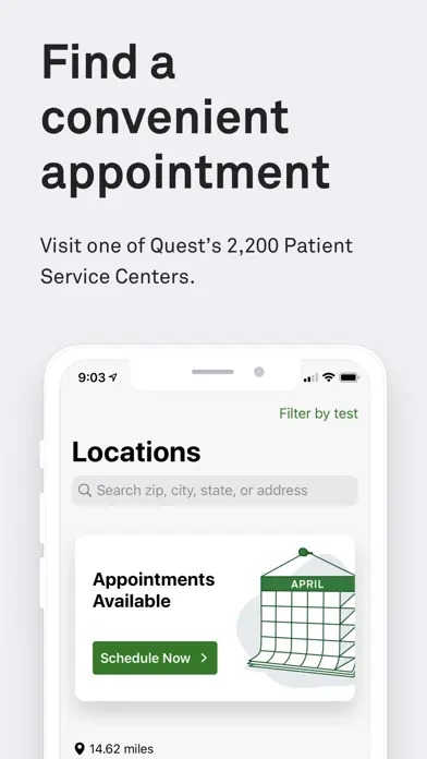 MyQuest for Patients app screenshot 3
