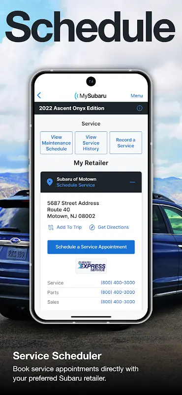 MySubaru app screenshot 7