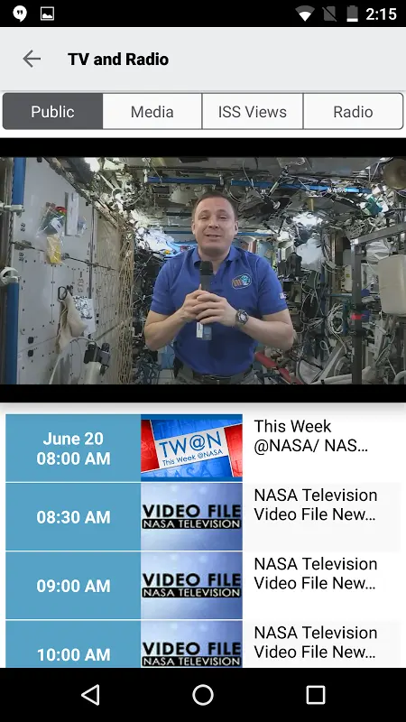NASA app screenshot 3