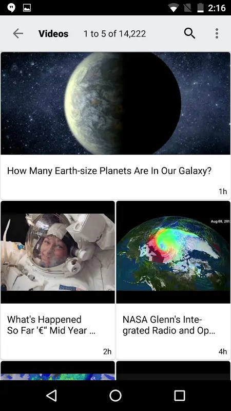 NASA app screenshot 5