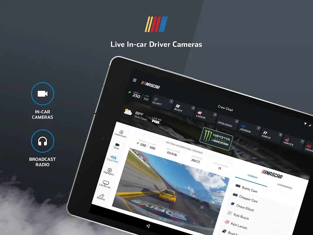 NASCAR MOBILE app screenshot 1