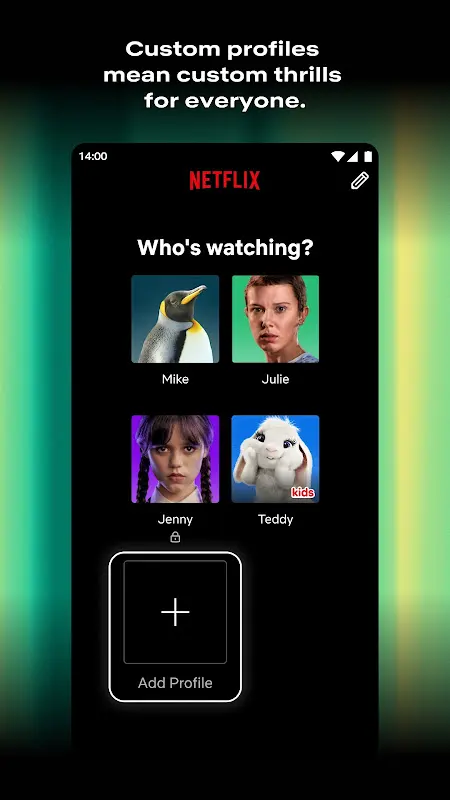 Netflix app screenshot 2