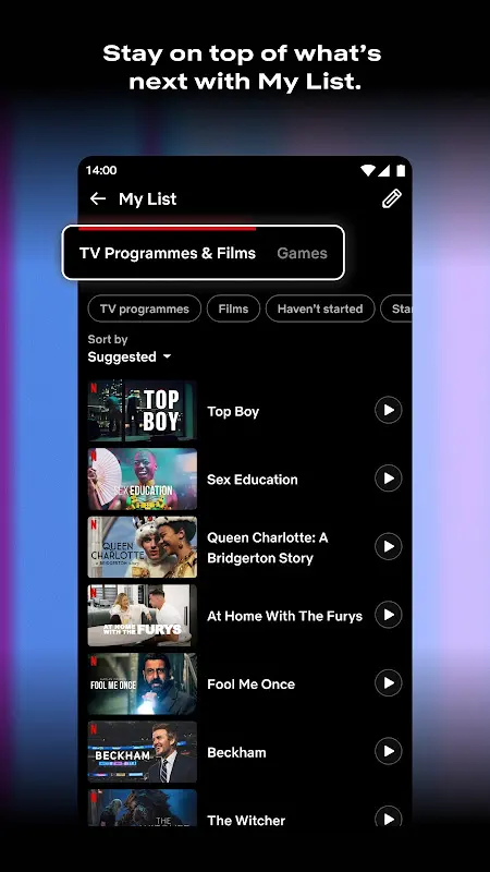 Netflix app screenshot 4