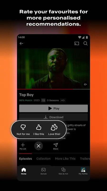Netflix app screenshot 5