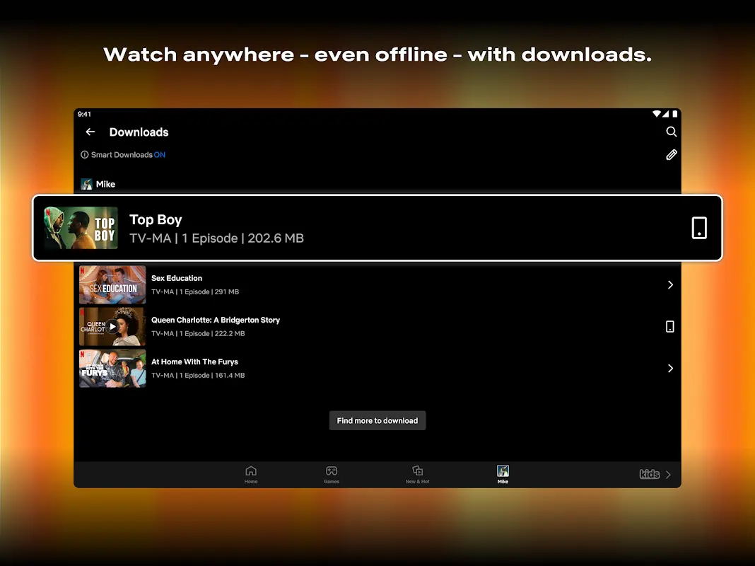 Netflix app screenshot 8