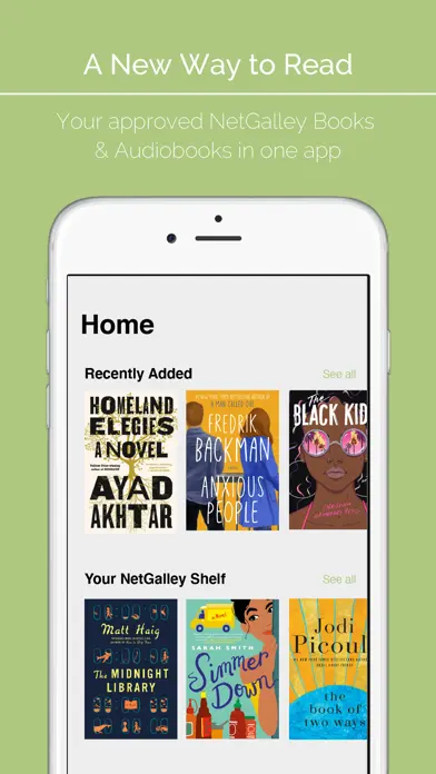 NetGalley Shelf app screenshot 1