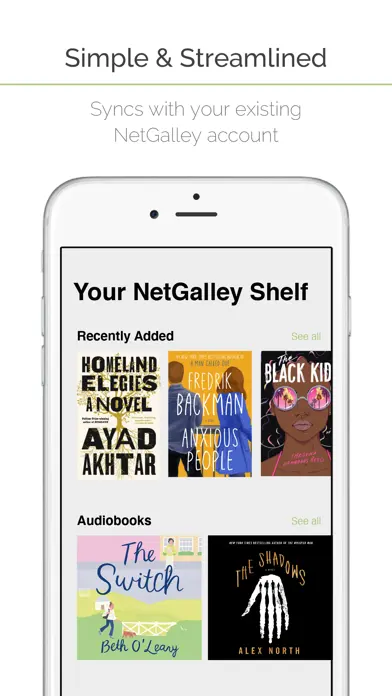 NetGalley Shelf app screenshot 2