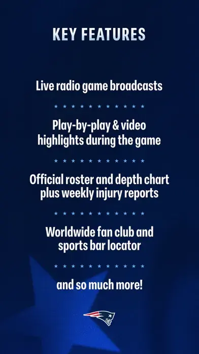 New England Patriots app screenshot 2