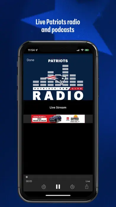New England Patriots app screenshot 4