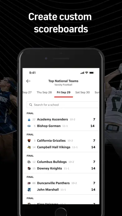 NFHS Network app screenshot 6