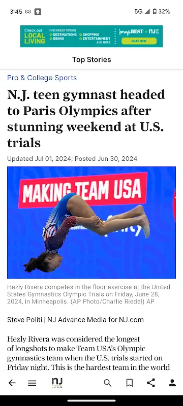 NJ.com app screenshot 2