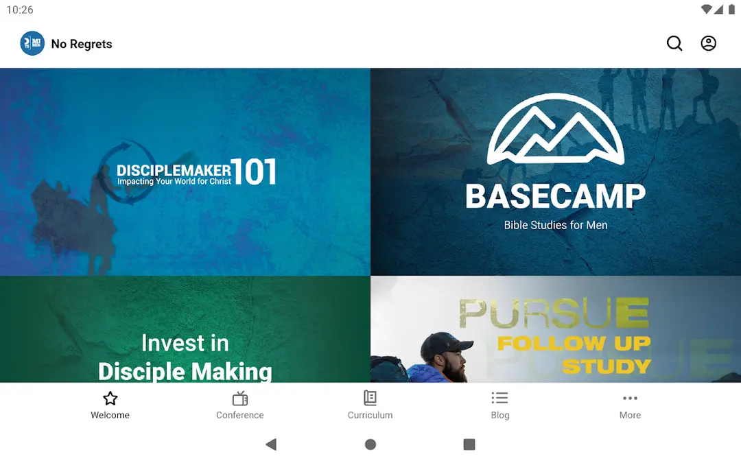 No Regrets Men’s Ministries app screenshot 6