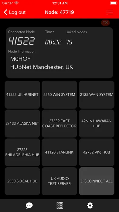 Node Remote for Allstar Nodes app screenshot 2