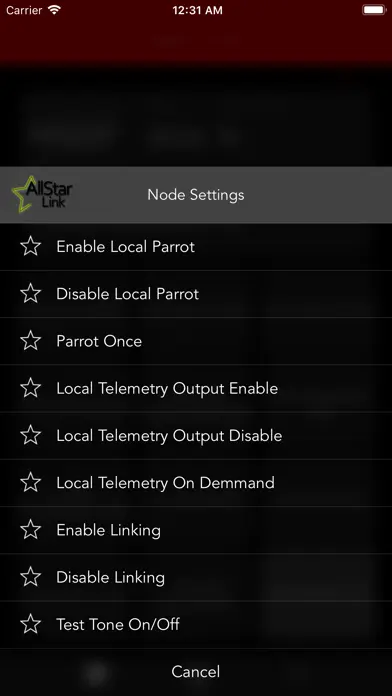 Node Remote for Allstar Nodes app screenshot 4