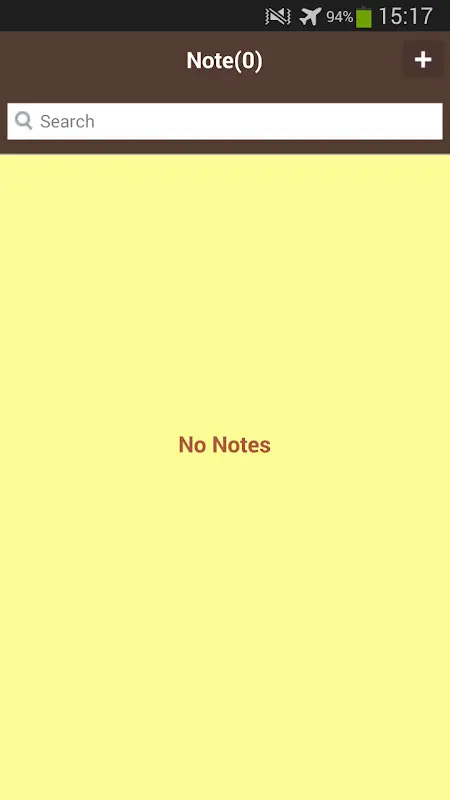 Notes app screenshot 1