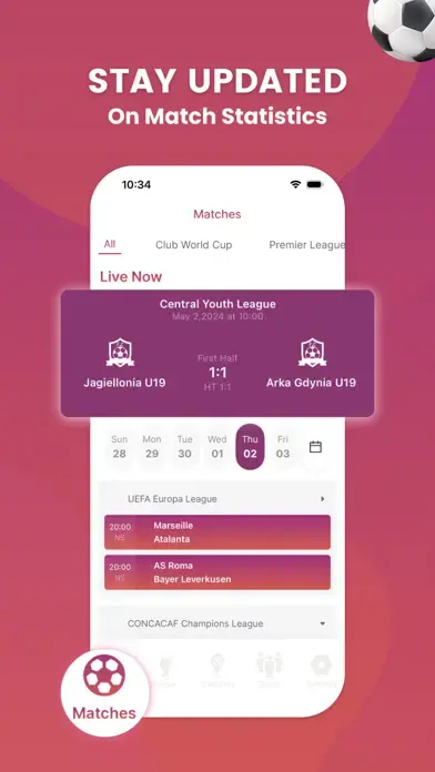 Nova Soccer Hub app screenshot 1