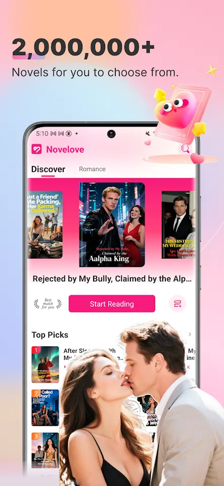 Novelove app screenshot 2