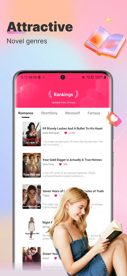 Novelove app screenshot 3
