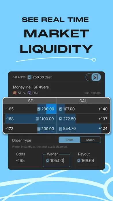 Novig app screenshot 2