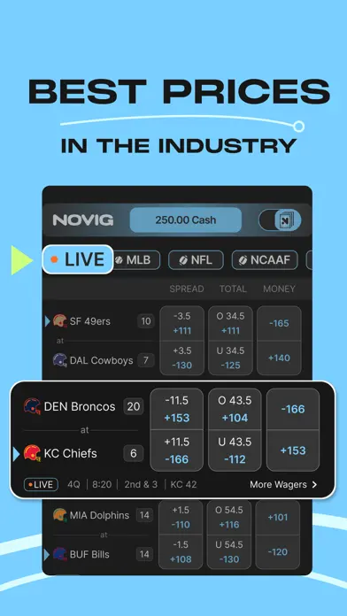 Novig app screenshot 6