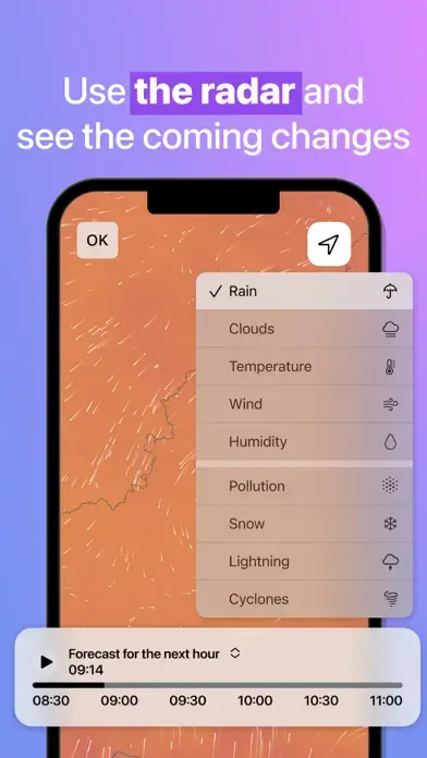 Noyes’ 1DegreeOutside Weather app screenshot 3