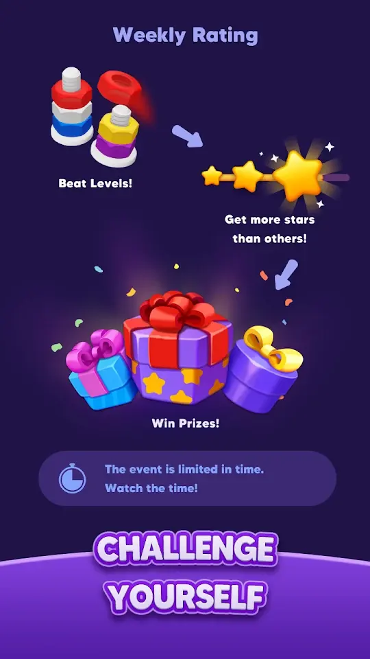 Nut Sort: Color Match Game app screenshot 6