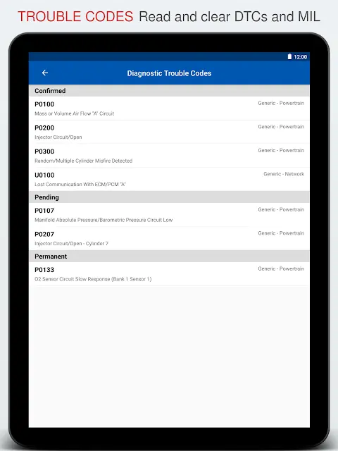 OBD Auto Doctor car scanner app screenshot 7