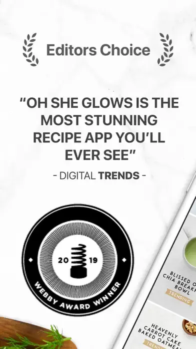 Oh She Glows – Healthy Recipes app screenshot 1