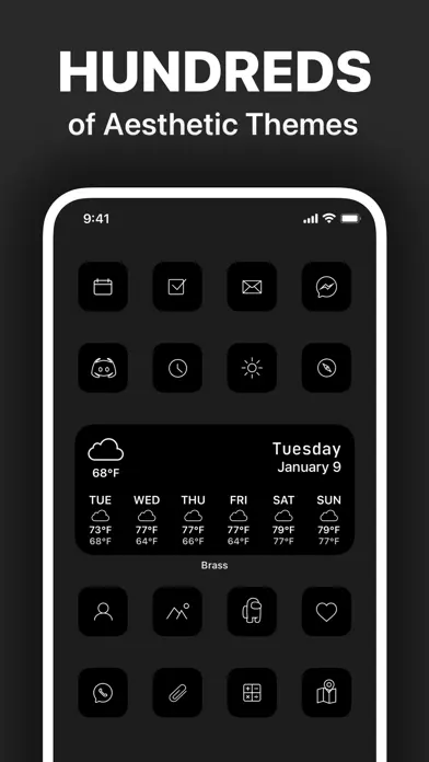 OneUi Dark Fluffy Icons app screenshot 5