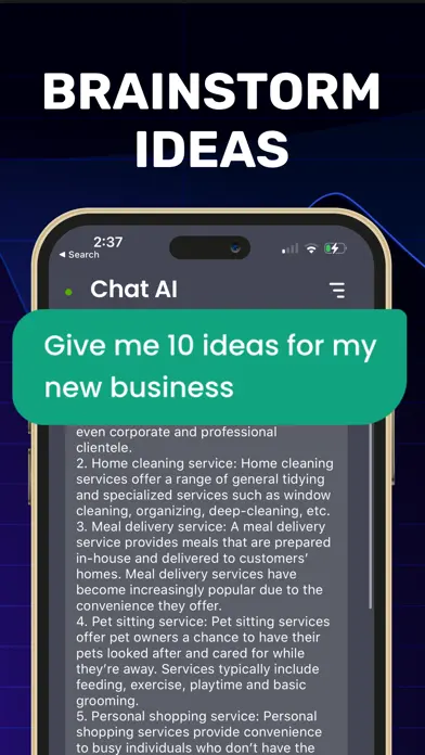 Open Chat – AI bot app app screenshot 5