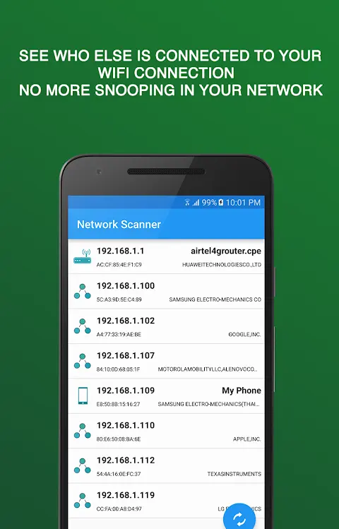 Open WiFi Connect app screenshot 1
