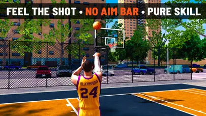 Orange basketball game app screenshot 1