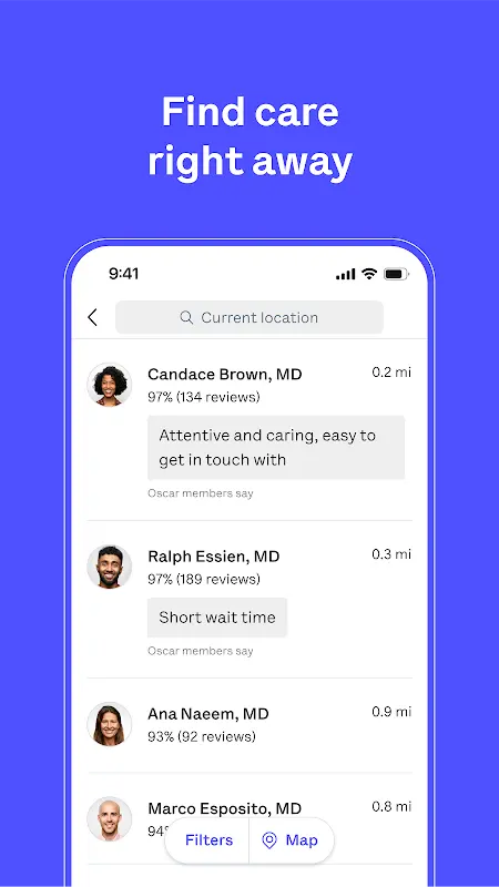 Oscar Health app screenshot 2