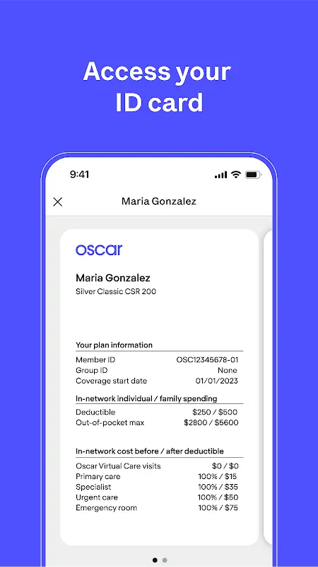 Oscar Health app screenshot 3