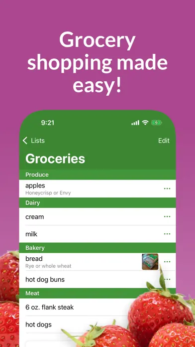 Our Groceries Shopping List app screenshot 1