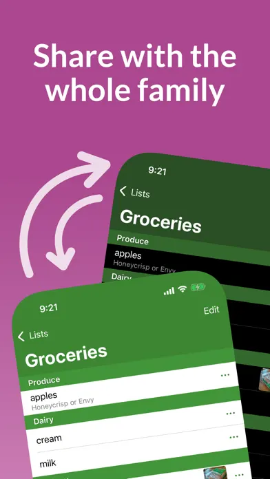 Our Groceries Shopping List app screenshot 2