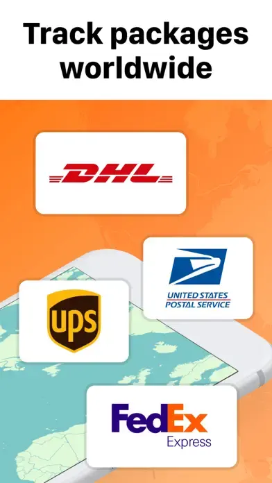 Package Tracker – pkge Mobile app screenshot 1