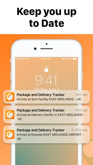 Package Tracker – pkge Mobile app screenshot 4