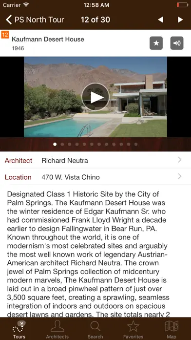 Palm Springs Modernism app screenshot 3