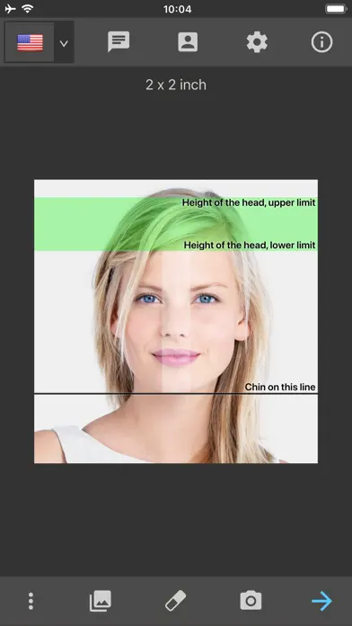 Passport Photo: ID Photo Print app screenshot 1