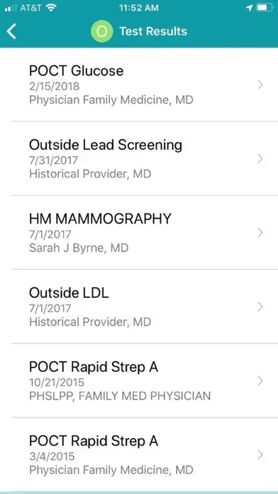 Patient Gateway app screenshot 4