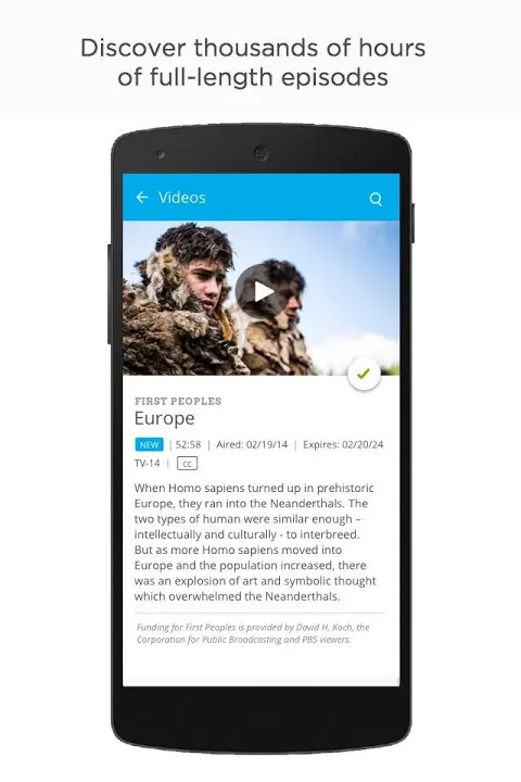 PBS: Watch Live TV Shows app screenshot 2