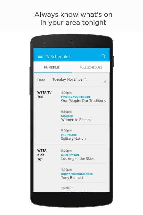 PBS: Watch Live TV Shows app screenshot 5