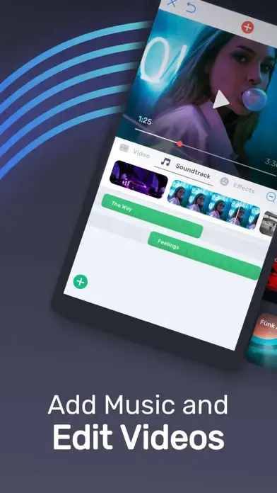 Photo Editor Video Maker Music app screenshot 1