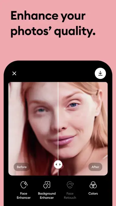 PhotoBoost – AI Photo Enhancer app screenshot 1